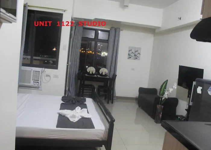 Mabolo Garden Flat 2Studios 8Pax Near Ayala Mall Freepool Gym 세부